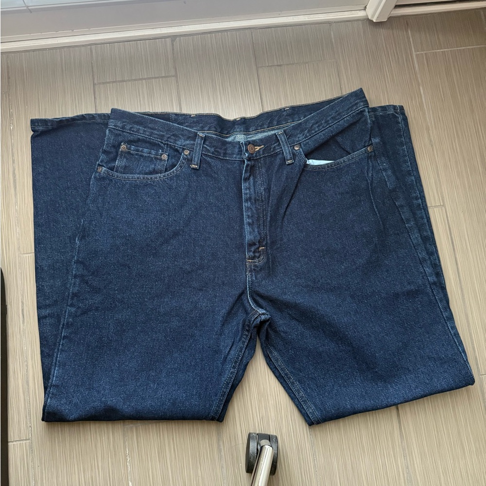 NWT Wrangler Regular Fit 38x29 Men’s Denim Jeans 100% Cotton - Picture 5 of 8